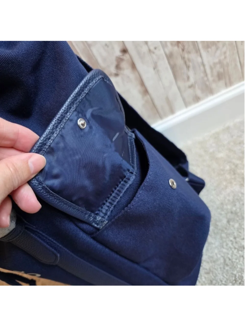 Polo Ralph Lauren Backpack Navy with White Logo NWOT
